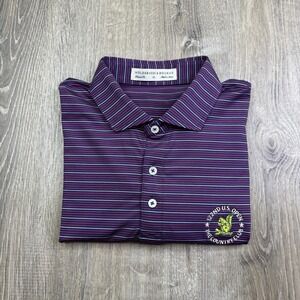 Holderness & Bourne Striped Golf Polo 122nd U.S. Open Brookline Country Club XL